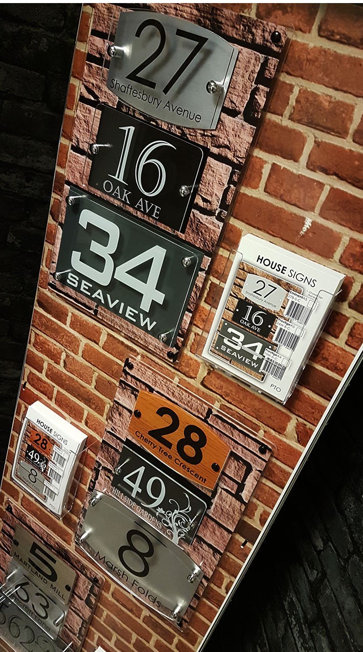 house number plaques set 3