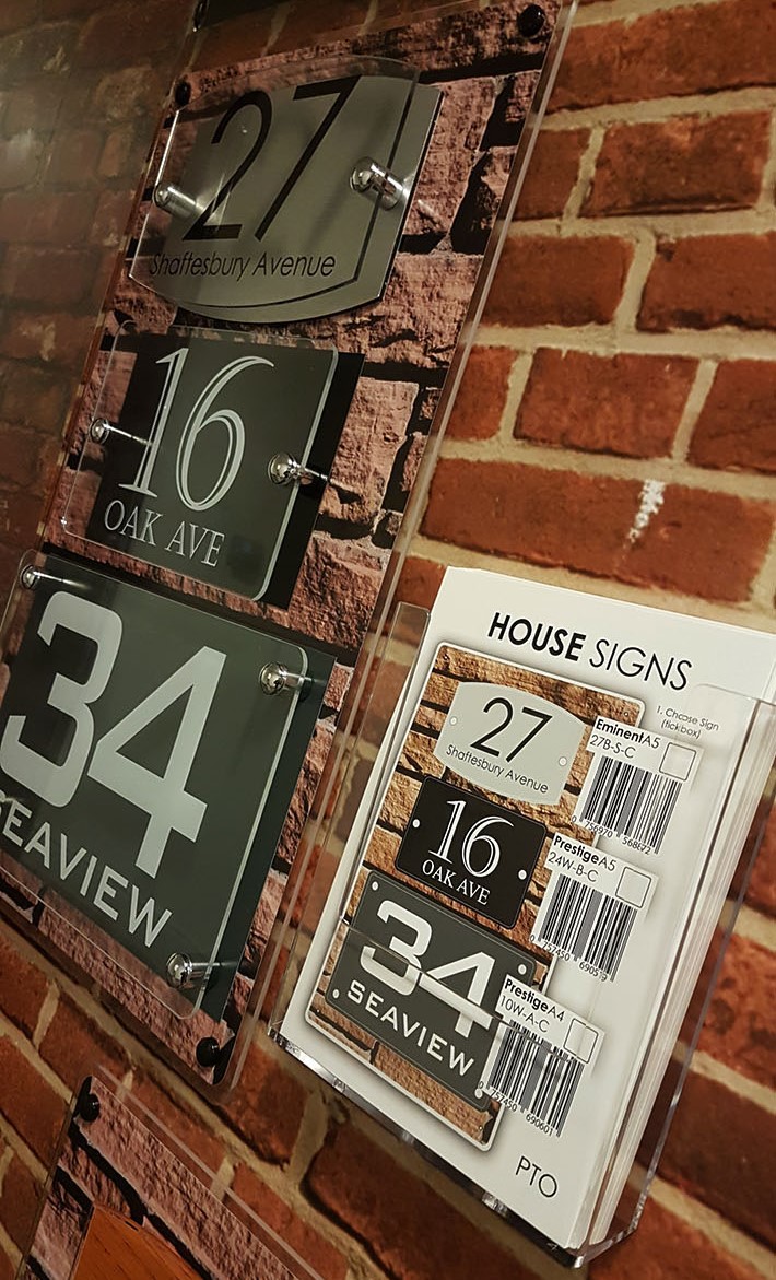 house number plaques set 1