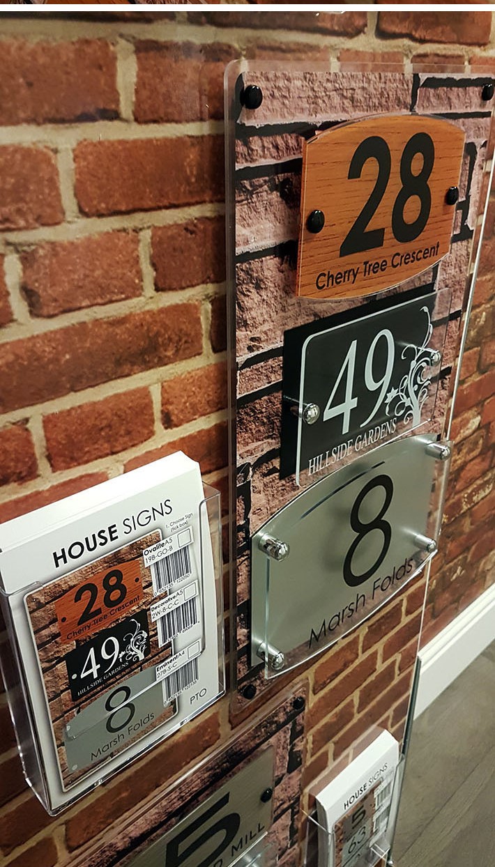 house number plaques set 2