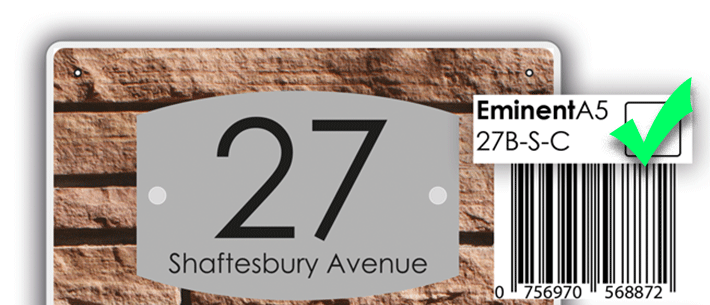eminent house number plaques