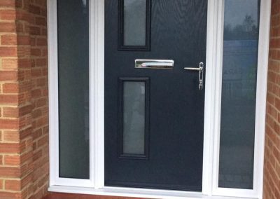 Grey composite door