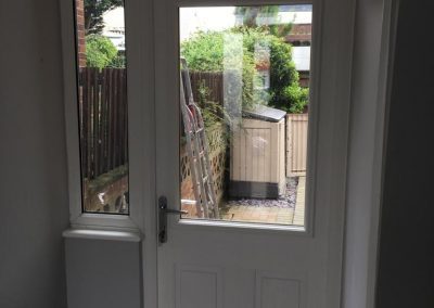 White back door