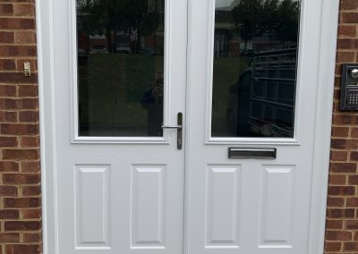 White Solidor double doors