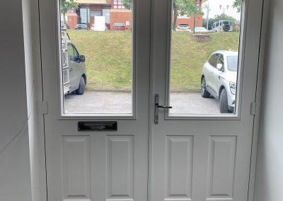 White Solidor double doors 2