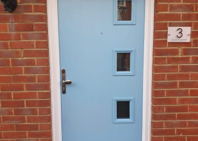 duck egg blue 3 square composite door
